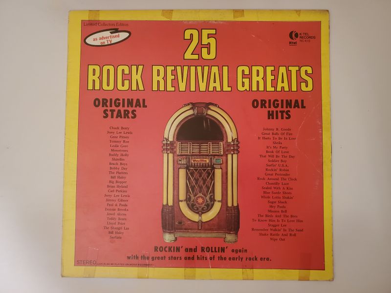 Various Artists 25 Rock Revival Greats vinyl record